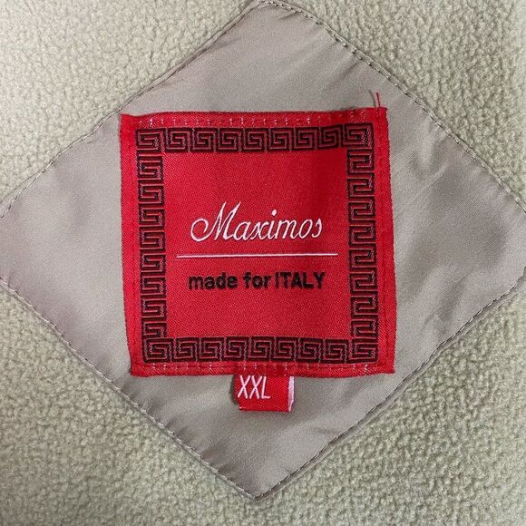 Vintage Maximos Lined Tan Bomber Jacket - Men’s XXL - Picture 7 of 9